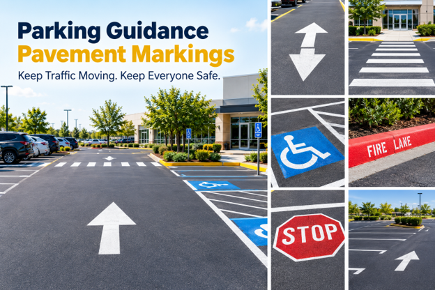 What Are Parking Guidance Pavement Markings and Why They Matter