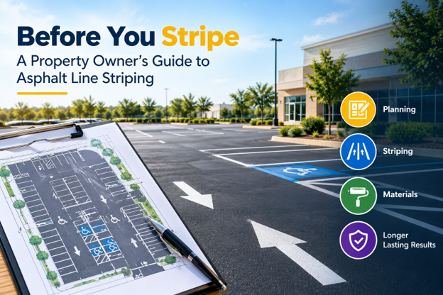 Before You Stripe: A Property Owner's Guide to Asphalt Line Striping