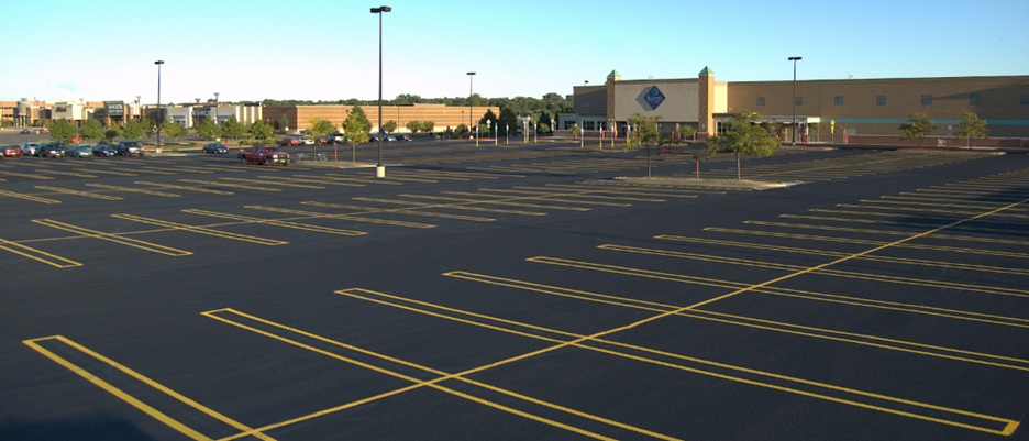 parking lot line stripping