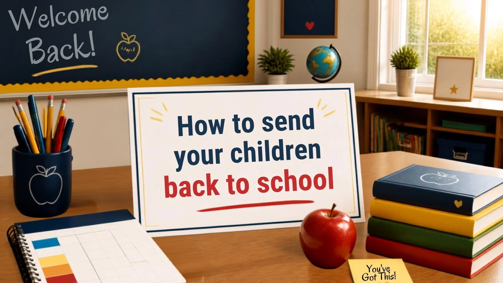 How to send your children back to school