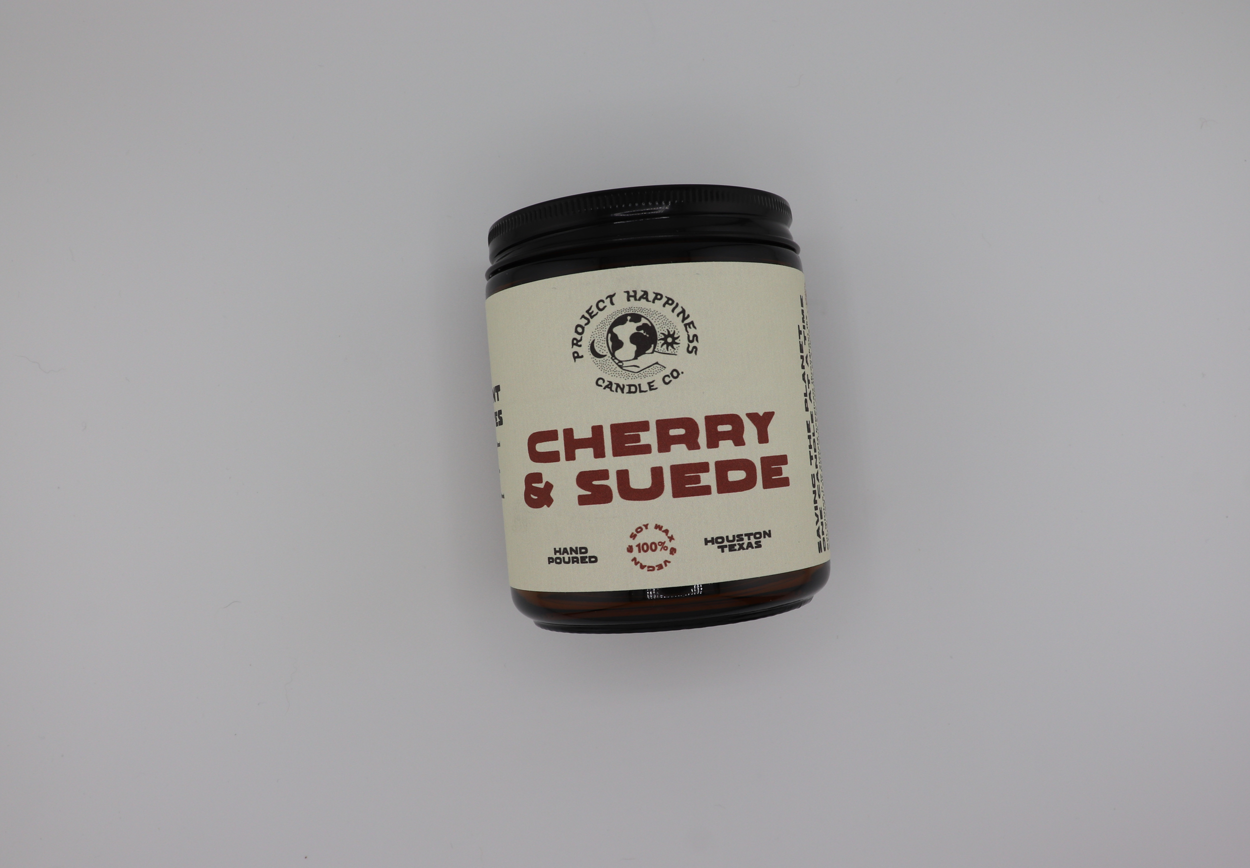 Cherry and Suede Soy Candle - 8oz 