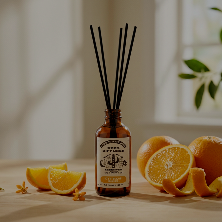 Citrus Peel Reed Diffuser - 3.5oz | Summer Aroma