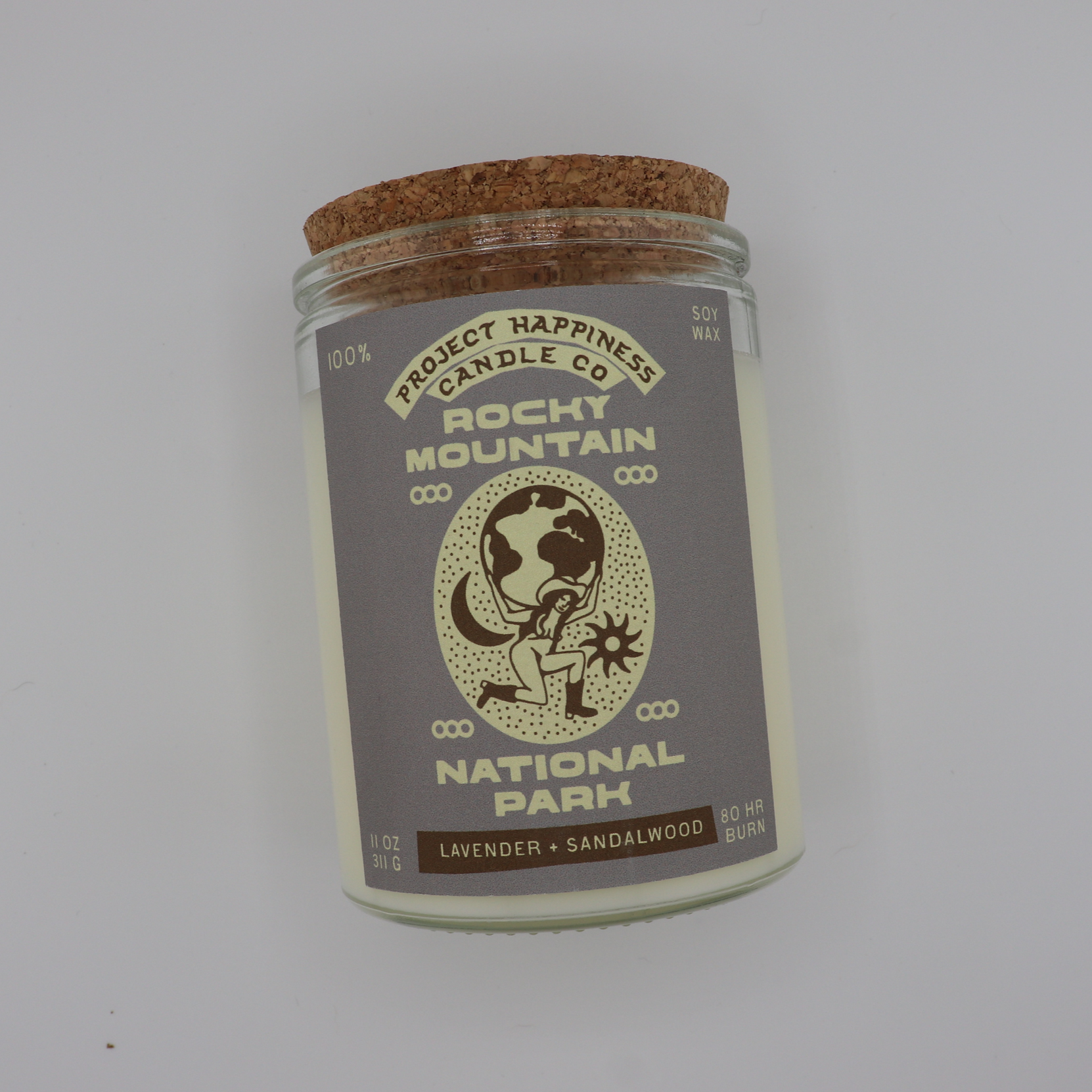 Rocky Mountain National Park - Lavender and Sandalwood 11oz Soy Candle