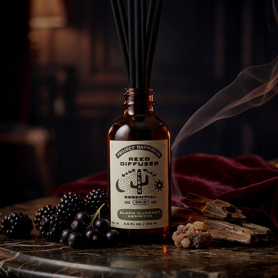 Black Currant Absinthe Reed Diffuser | Spring Aroma - 3.5oz