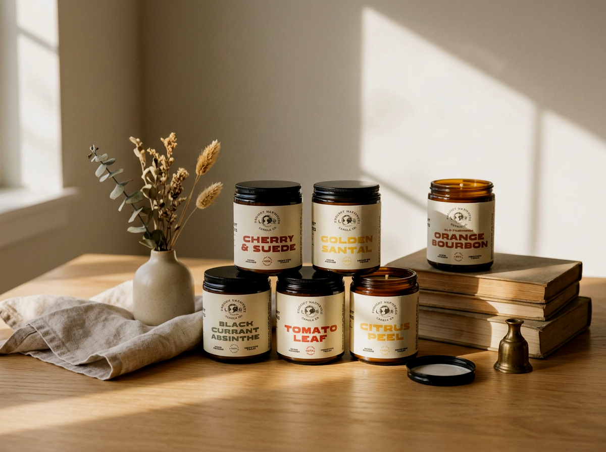 The Apothecary Candle Bundle Gift Set of 6 - Summer Scents for Her
