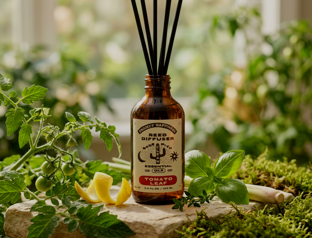 Tomato Leaf Reed Diffuser - 3.5oz | Garden Aroma
