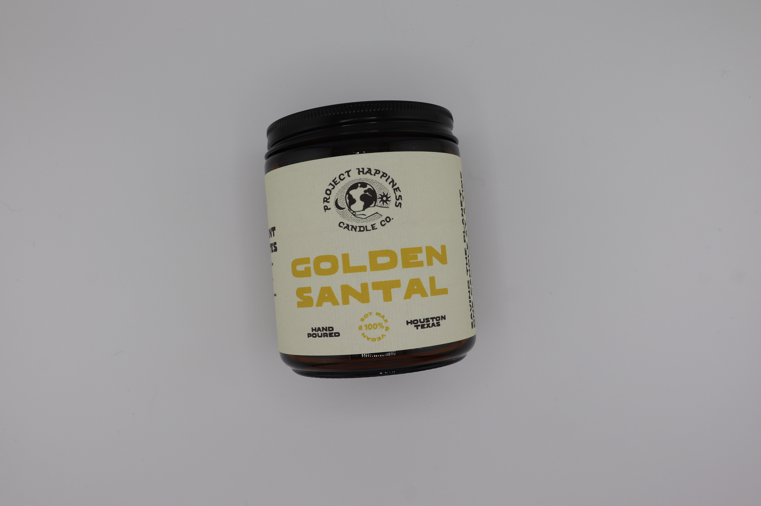 Golden Santal Soy Candle - 8oz 