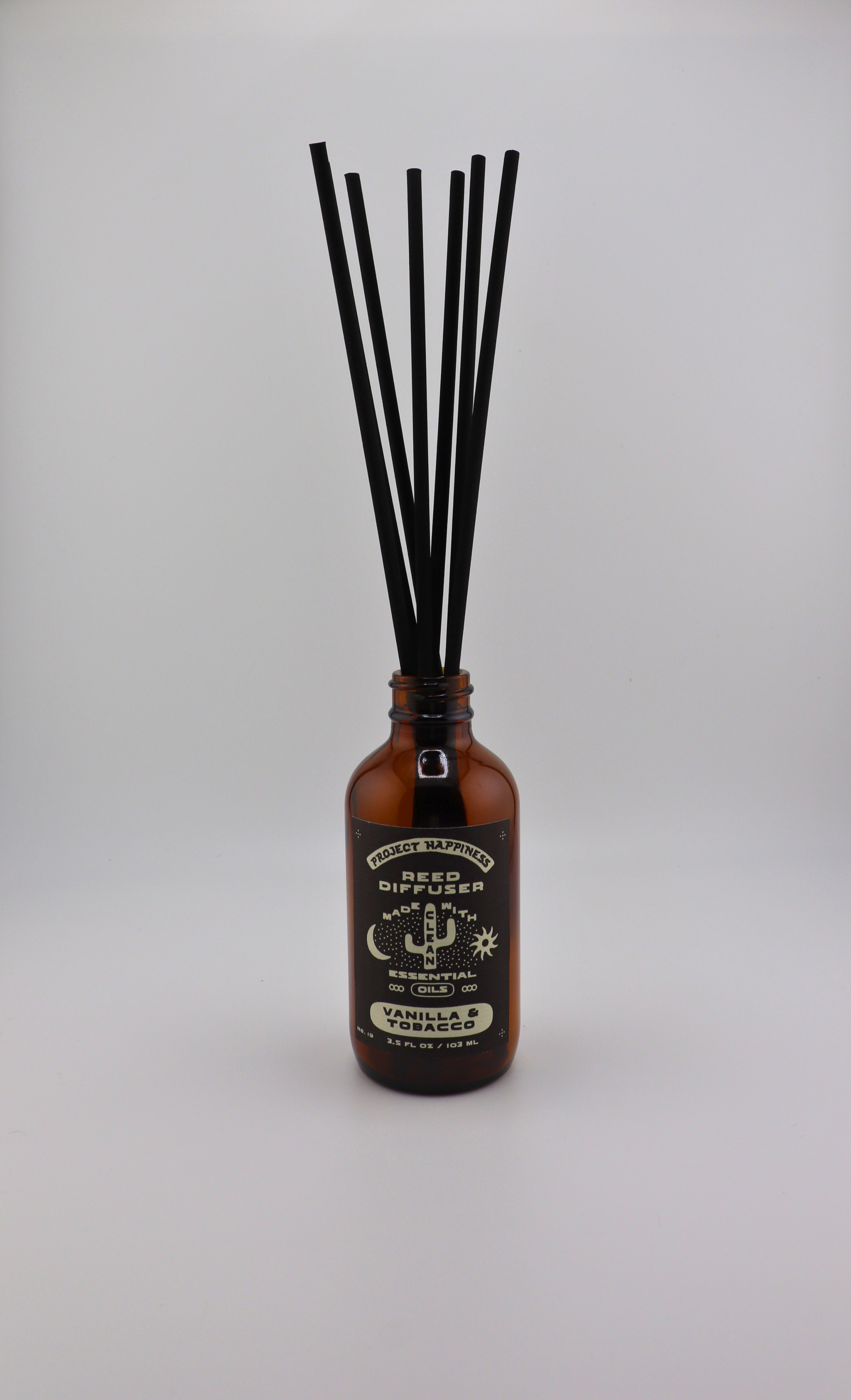Vanilla and Tobacco Reed Diffuser - 3.5oz | Fall Aroma