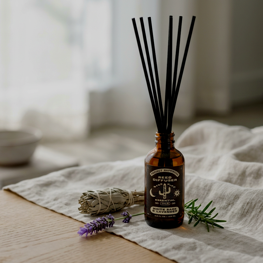 White Sage and Lavender Reed Diffuser - 3.5oz | Clean Aroma