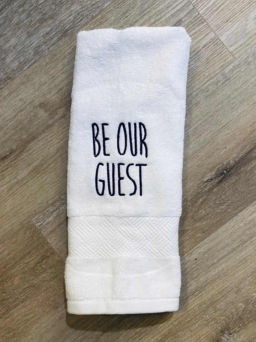 Be our guest hand towels sale