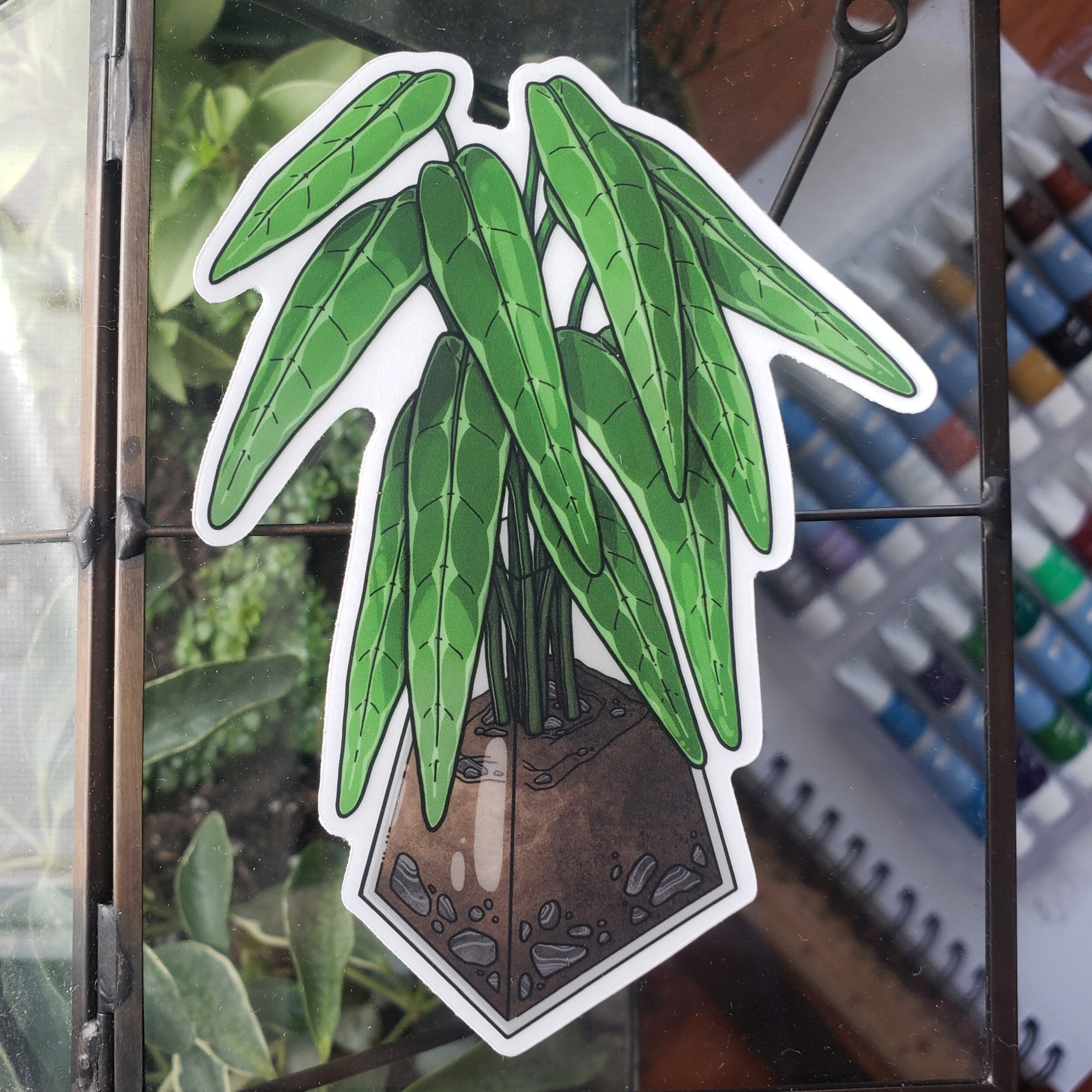 Queen Anthurium Botanical Tarot Sticker – Yaga Botanica