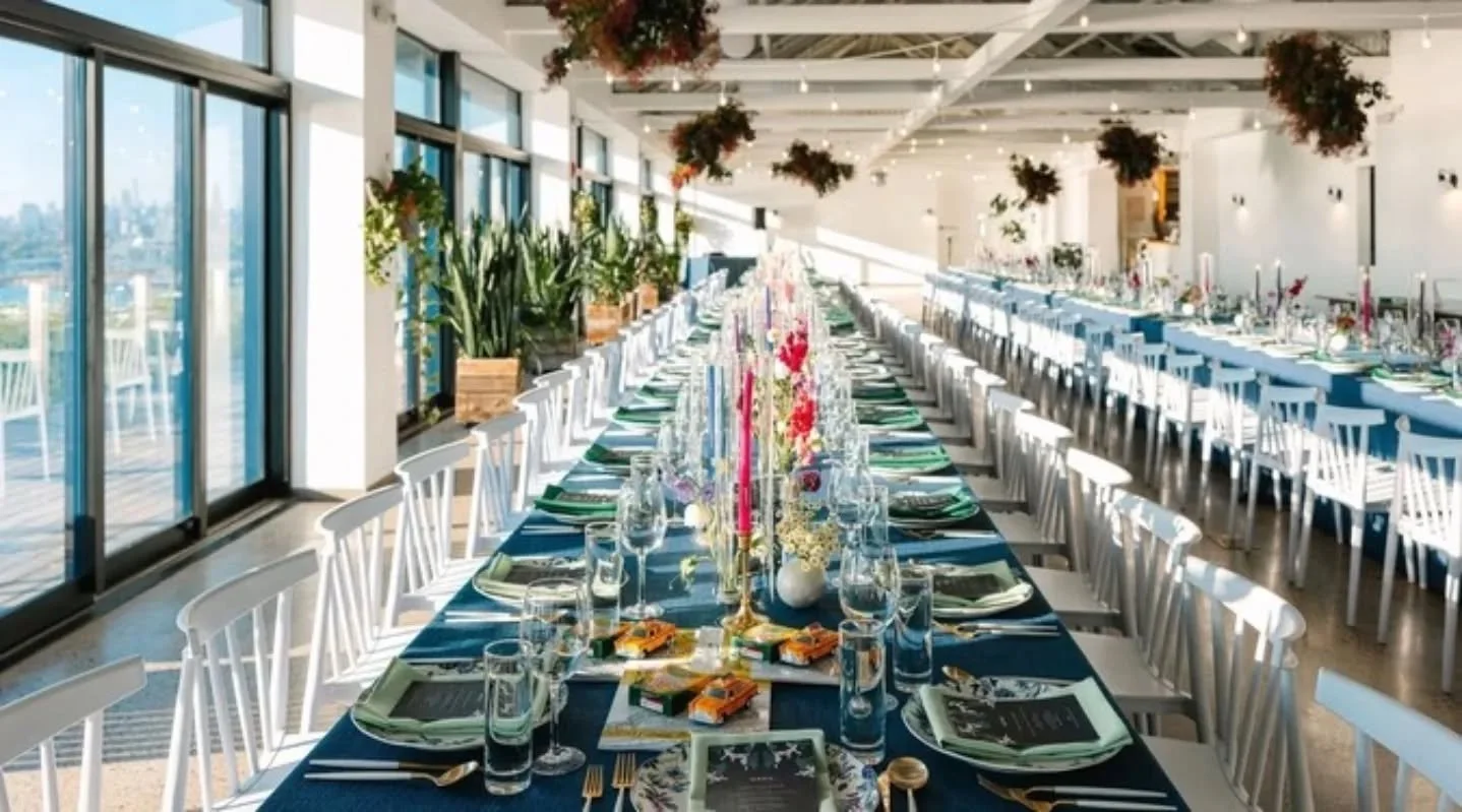 A peek inside the rooftop calm. Long tables, soft light, and a moment suspended&nbsp;above&nbsp;the&nbsp;city.

#BrooklynGrange #BrooklynGrangeEvents #NYCEvents #EventDesign #EventInspo #EventStyling #EventSpaceNYC #NYCVenues #RooftopEvents #Sustaina