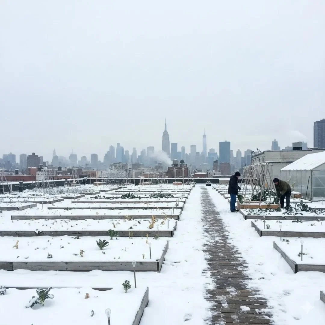 Winter might be here ❄️ but the farm never sleeps 🌿

From rooftop rows to city grown greens we&rsquo;re hustling through the season to keep fresh flavors coming your way 🍅✨ Join us in celebrating the magic of urban farming and every positive moment