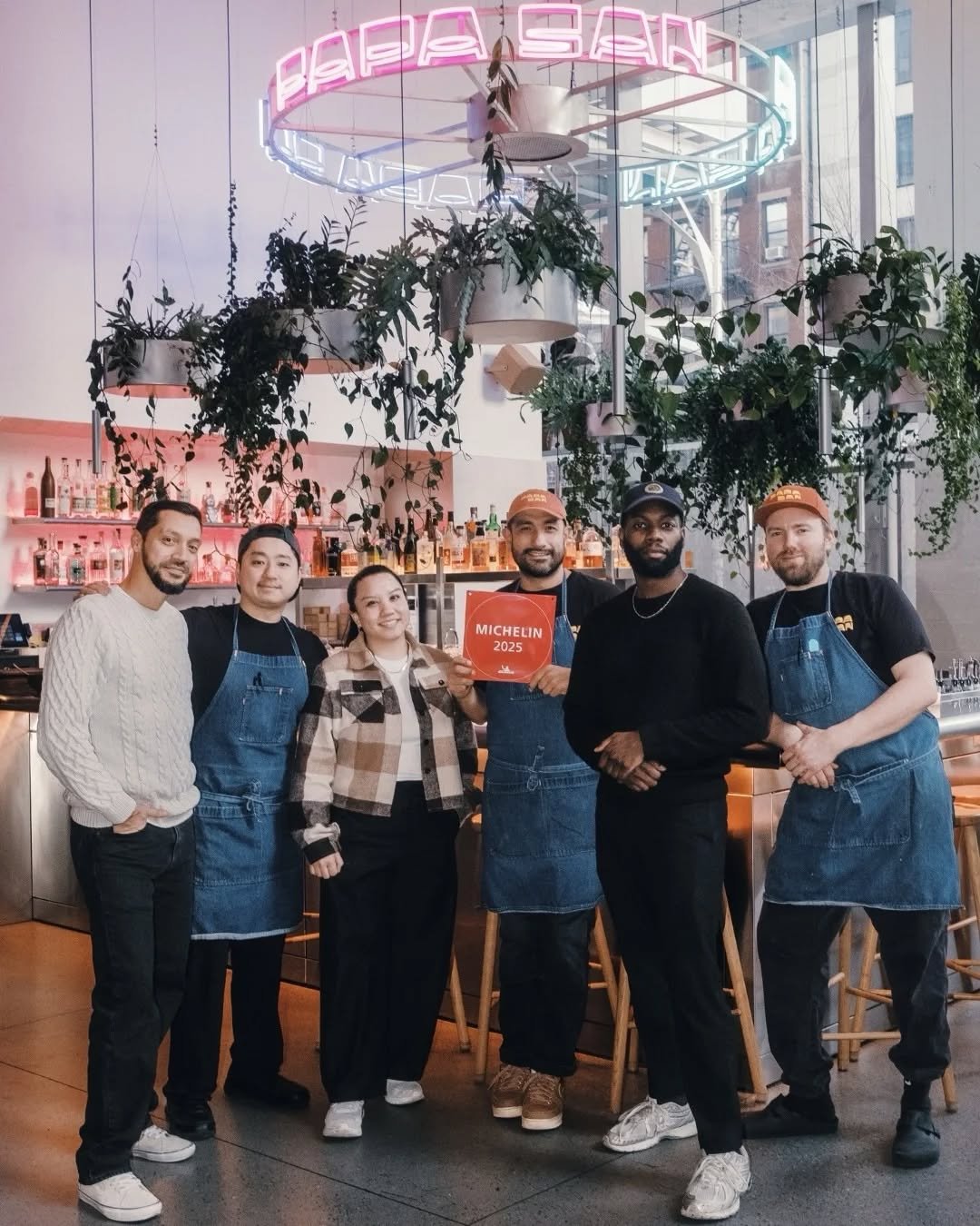 A moment worth celebrating. ✨

We&rsquo;re proud to spotlight our interior plantscape client @papasannyc on receiving their Michelin plaque, a recognition of passion, precision, and the incredible team behind every plate. Congratulations, friends!👏?