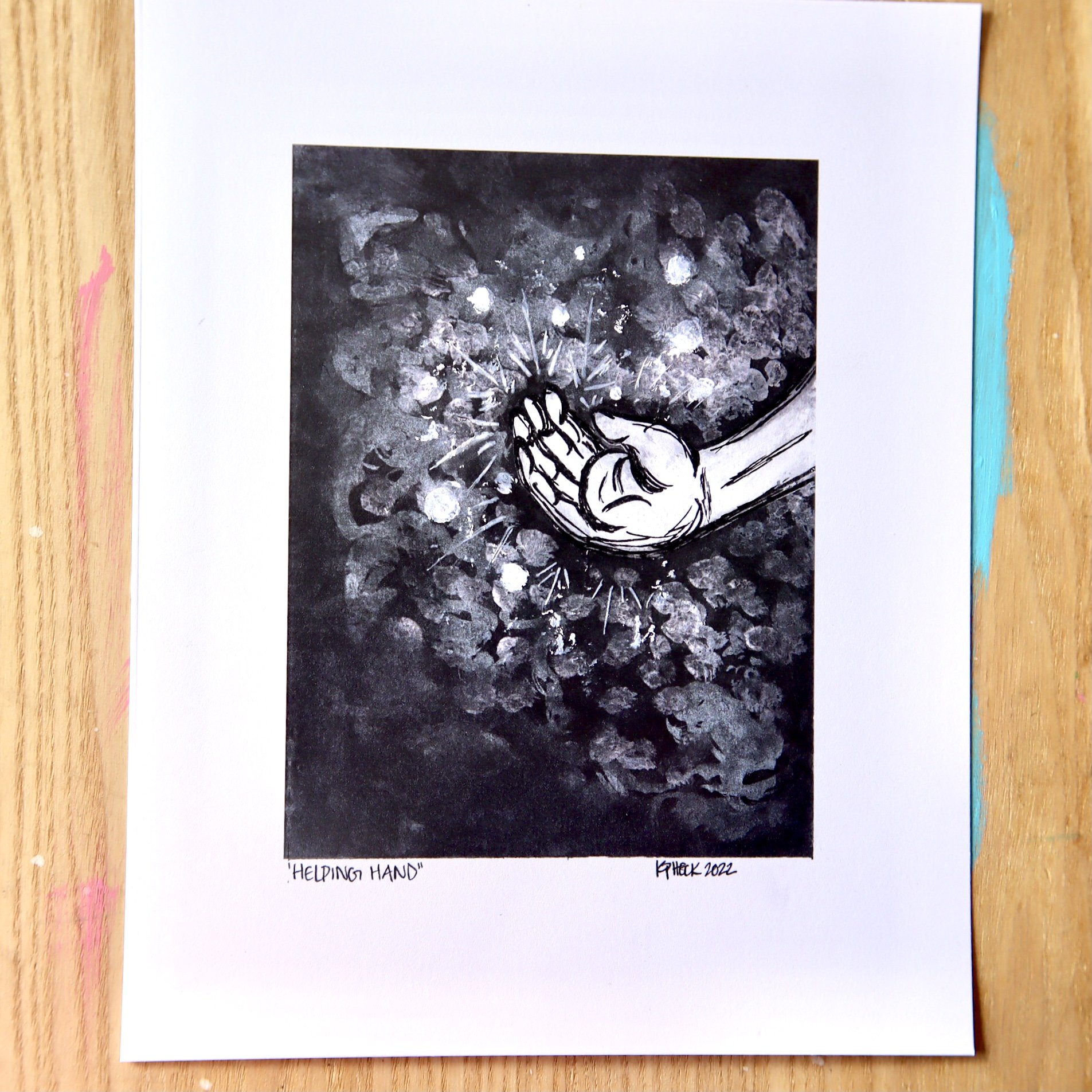 Helping Hand Print