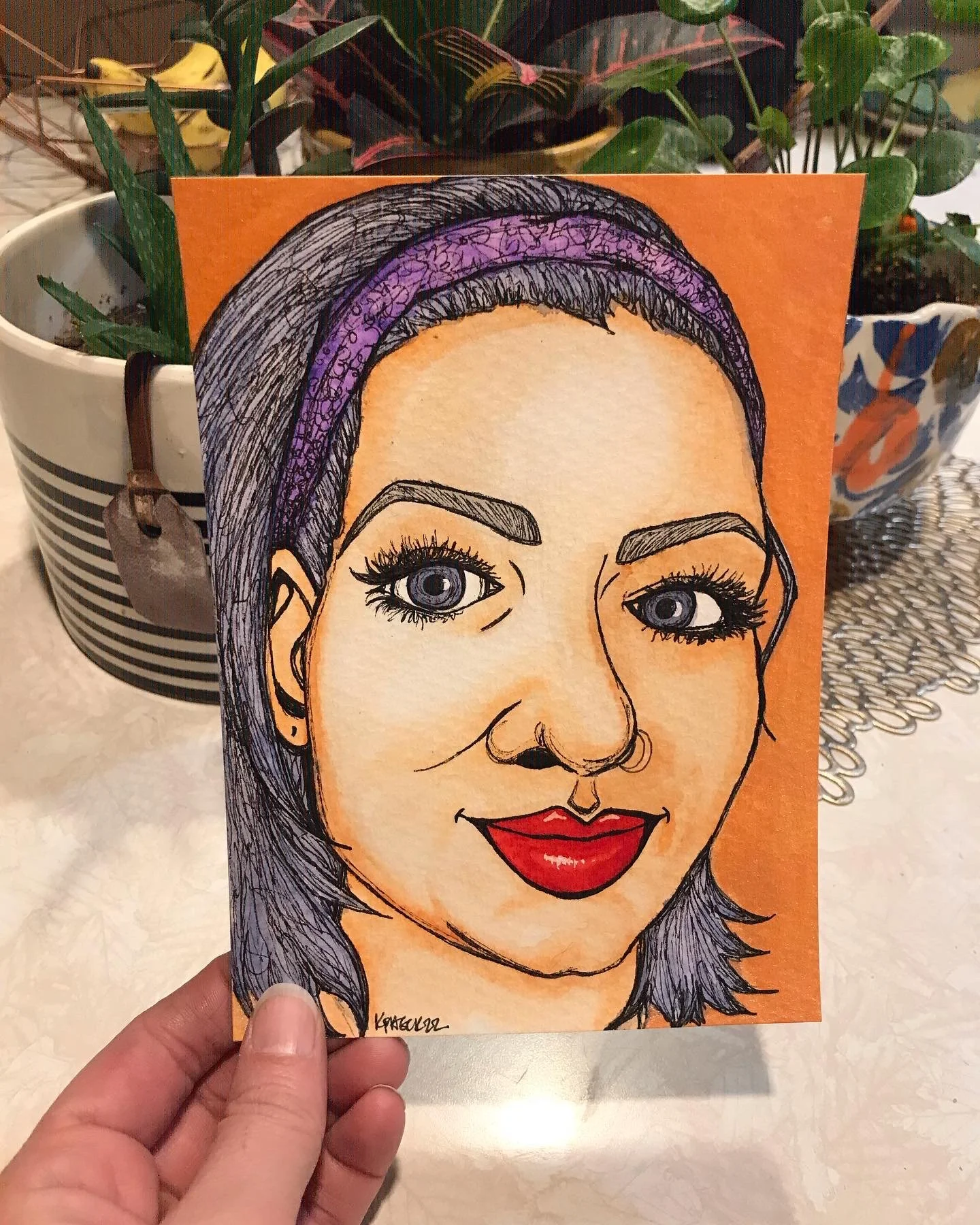 Watercolor Portrait-Fundraiser piece