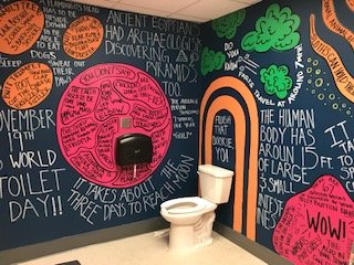 Kids bathroom at Inspire Innovation Lab