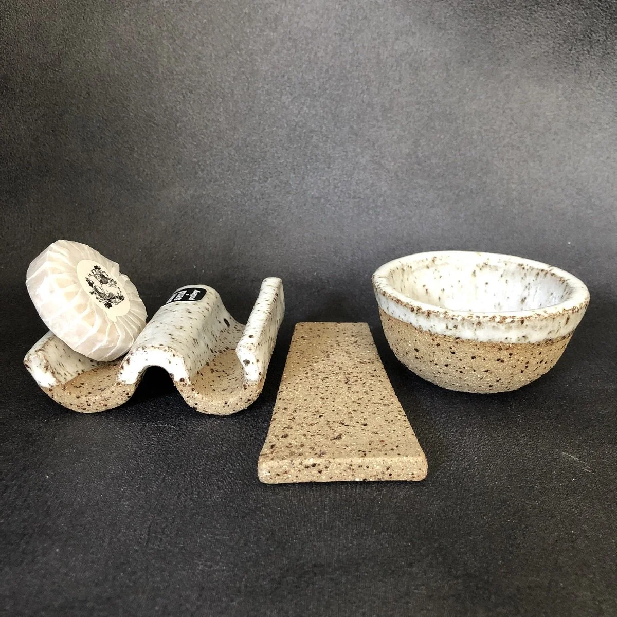 Soap Dishes — burnt sand pottery