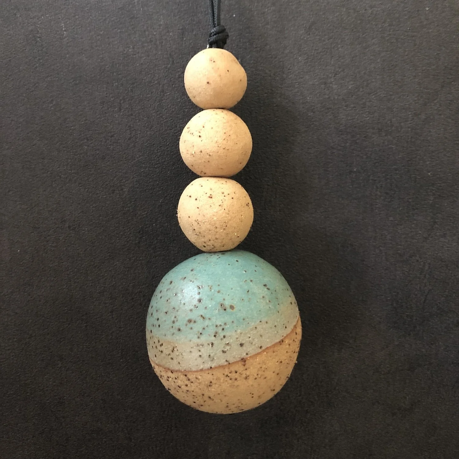 hanging beads windcharm . 704