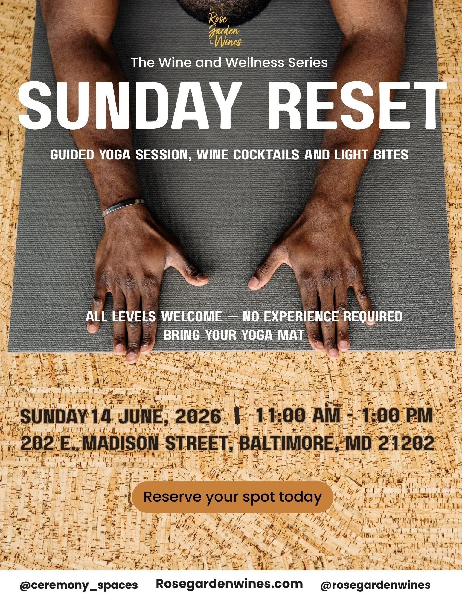 Wine and Wellness: Sunday Reset