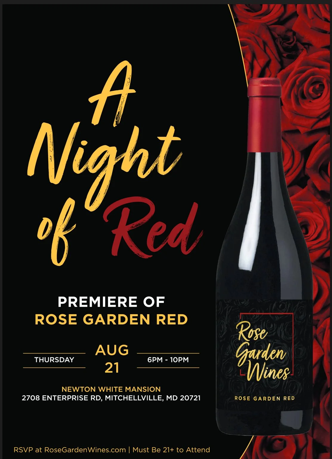 Rose Garden Wines Launch Party