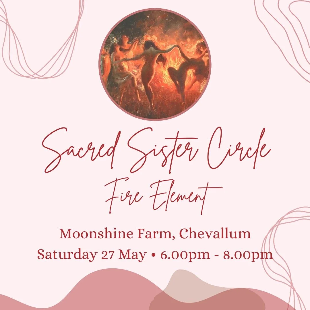 Sacred Sister Circle with indoor fireplace!

Saturday 27th May &bull; 6.00 pm &ndash; 8.00 pm &bull; $45

Moonshine Farm, Chevallum, Sunshine Coast

Join us for an evening of nourishment, connection and sisterhood, as we take in the transformative qu