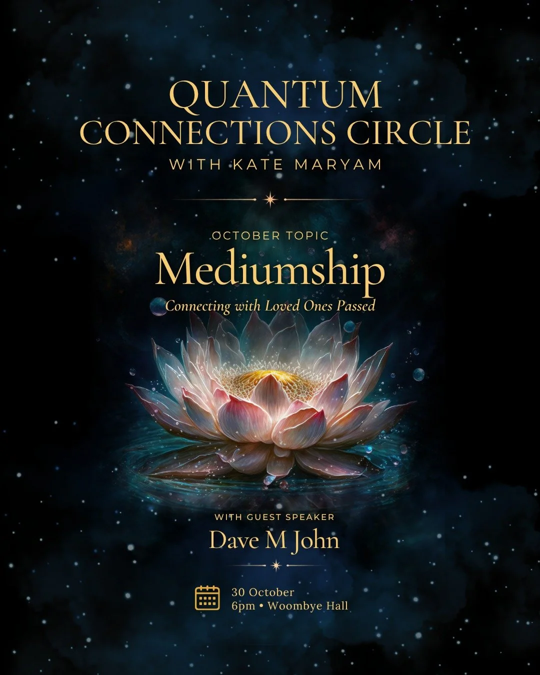 💫 𝐐𝐮𝐚𝐧𝐭𝐮𝐦 𝐂𝐨𝐧𝐧𝐞𝐜𝐭𝐢𝐨𝐧𝐬 𝐂𝐢𝐫𝐜𝐥𝐞 💫

Join me monthly, as we gather in community to ask the big questions of our reality!

We connect, share and speak with curiosity ... 

Our community is aligned with topics around multidimension