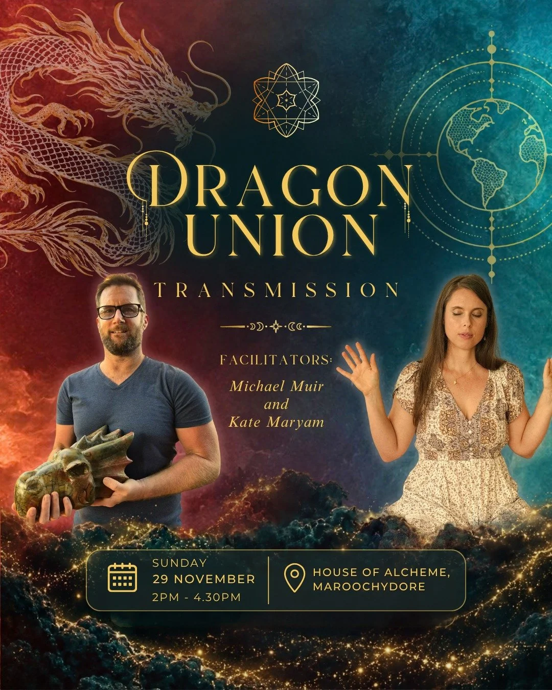 🐉 𝐃𝐫𝐚𝐠𝐨𝐧 𝐔𝐧𝐢𝐨𝐧 𝐓𝐫𝐚𝐧𝐬𝐦𝐢𝐬𝐬𝐢𝐨𝐧 🐉

𝘑𝘰𝘪𝘯 𝘔𝘪𝘤𝘩𝘢𝘦𝘭 𝘔𝘶𝘪𝘳 &amp; 𝘒𝘢𝘵𝘦 𝘔𝘢𝘳𝘺𝘢𝘮 𝘧𝘰𝘳 𝘢 𝘶𝘯𝘪𝘲𝘶𝘦 𝘢𝘧𝘵𝘦𝘳𝘯𝘰𝘰𝘯 𝘰𝘧 𝘢𝘤𝘵𝘪𝘷𝘢𝘵𝘪𝘰𝘯, 𝘳𝘦𝘮𝘦𝘮𝘣𝘳𝘢𝘯𝘤𝘦 𝘢𝘯𝘥 𝘤𝘰𝘯𝘯𝘦𝘤𝘵𝘪𝘰𝘯 𝘸𝘪𝘵𝘩 𝘵𝘩