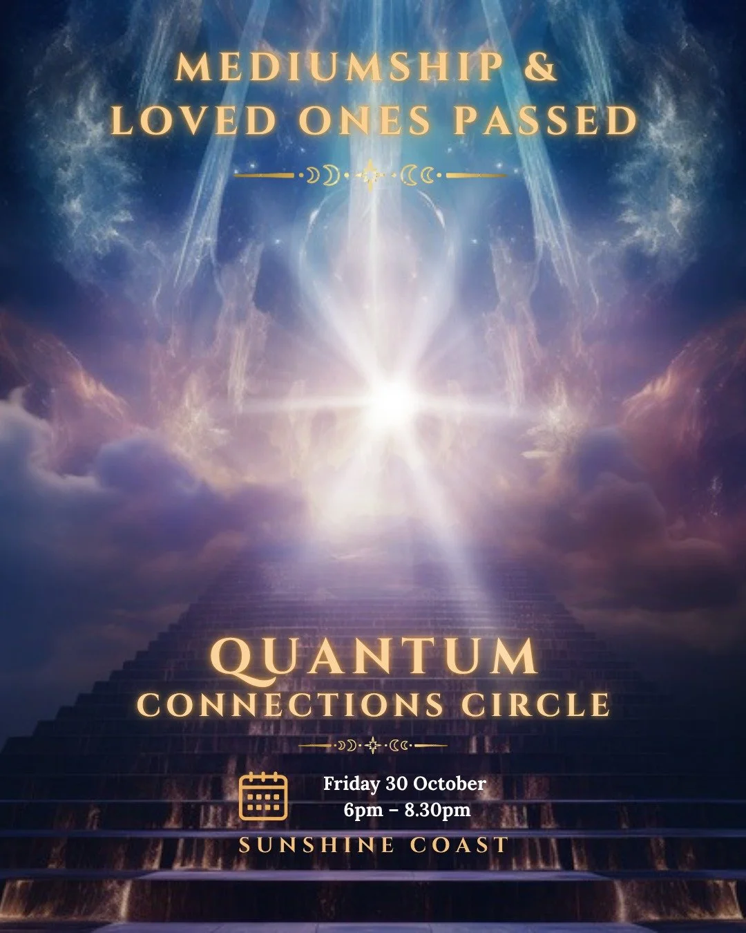 💫 𝐐𝐮𝐚𝐧𝐭𝐮𝐦 𝐂𝐨𝐧𝐧𝐞𝐜𝐭𝐢𝐨𝐧𝐬 𝐂𝐢𝐫𝐜𝐥𝐞 💫

Join me monthly, as we gather in community to ask the big questions of our reality!

We connect, share and speak with curiosity ... 

Our community is aligned with topics around multidimension