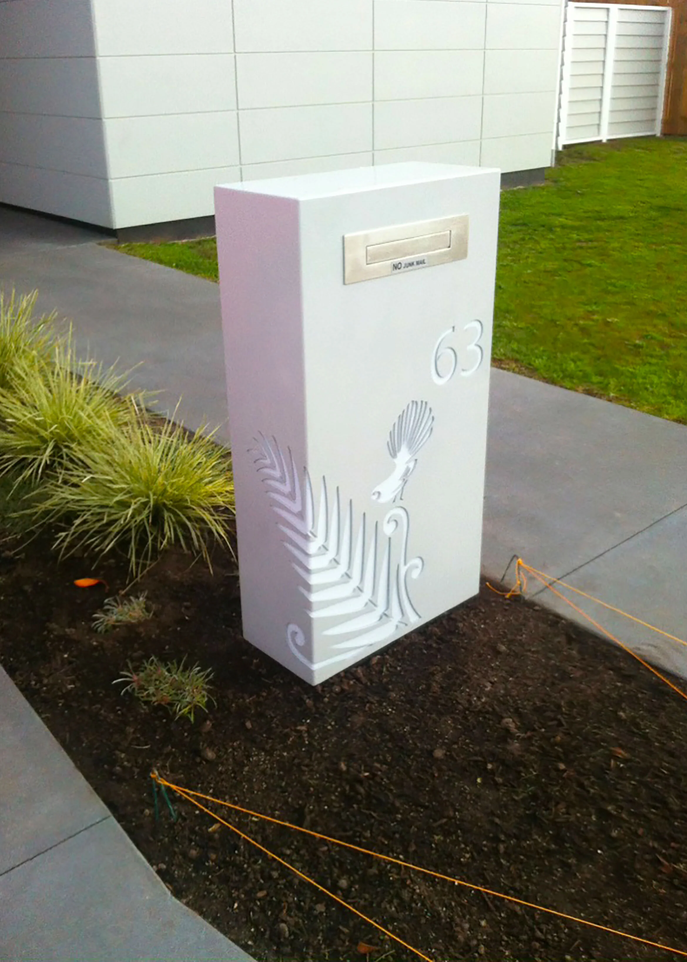 Designer Letterboxes & Courier Boxes Garden Art Auckland, NZ — The Outside Outdoor Design