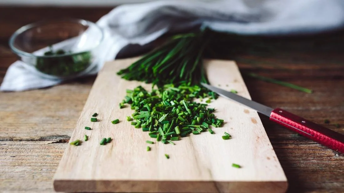 Paired with delicious chive.