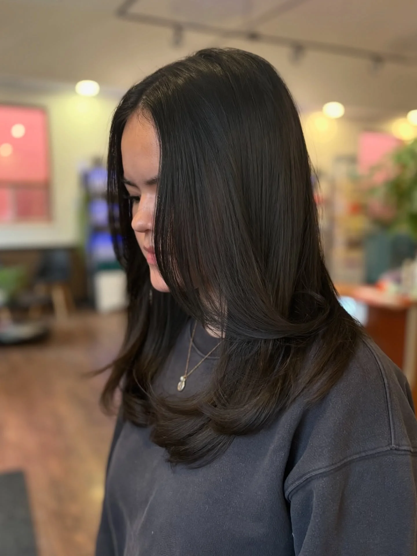 Soft layers &amp; one of those blowouts that just sits right 🤎

Cut + style by @k.ail.en 

Book online, call, or DM us for an appointment!

📍1127 Kensington Rd NW, Calgary, AB
(403) 283-0031
www.jmacstudio.ca

&bull;
&bull;
&bull;
&bull;
&bull;
&bu