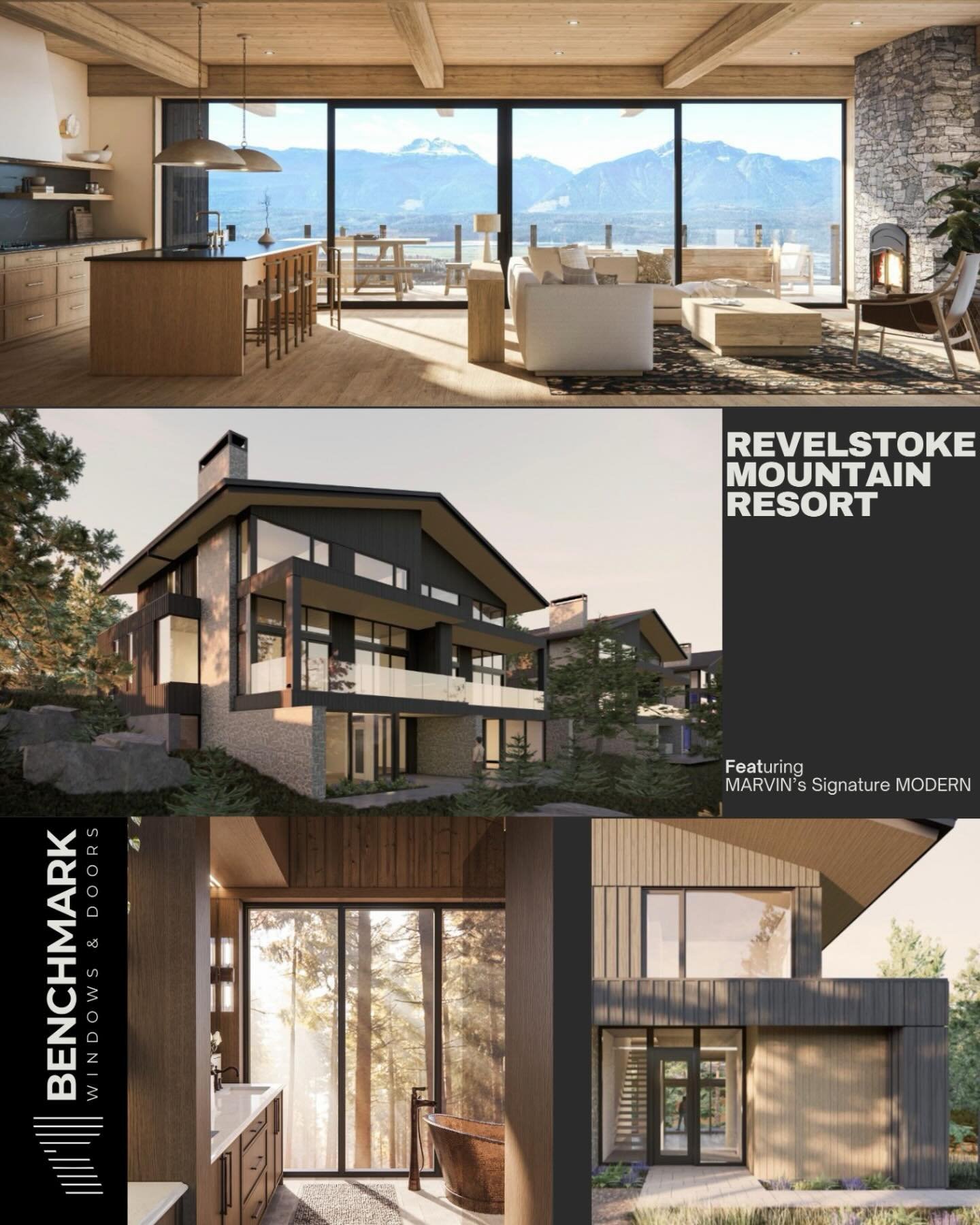 Quietly proud of this one.

BENCHMARK has been selected as the window and door partner for Revelstoke Mountain Resort&rsquo;s Northland Project&mdash;10 luxury townhomes built to a very high energy-performance standard under BC&rsquo;s Energy Code.

