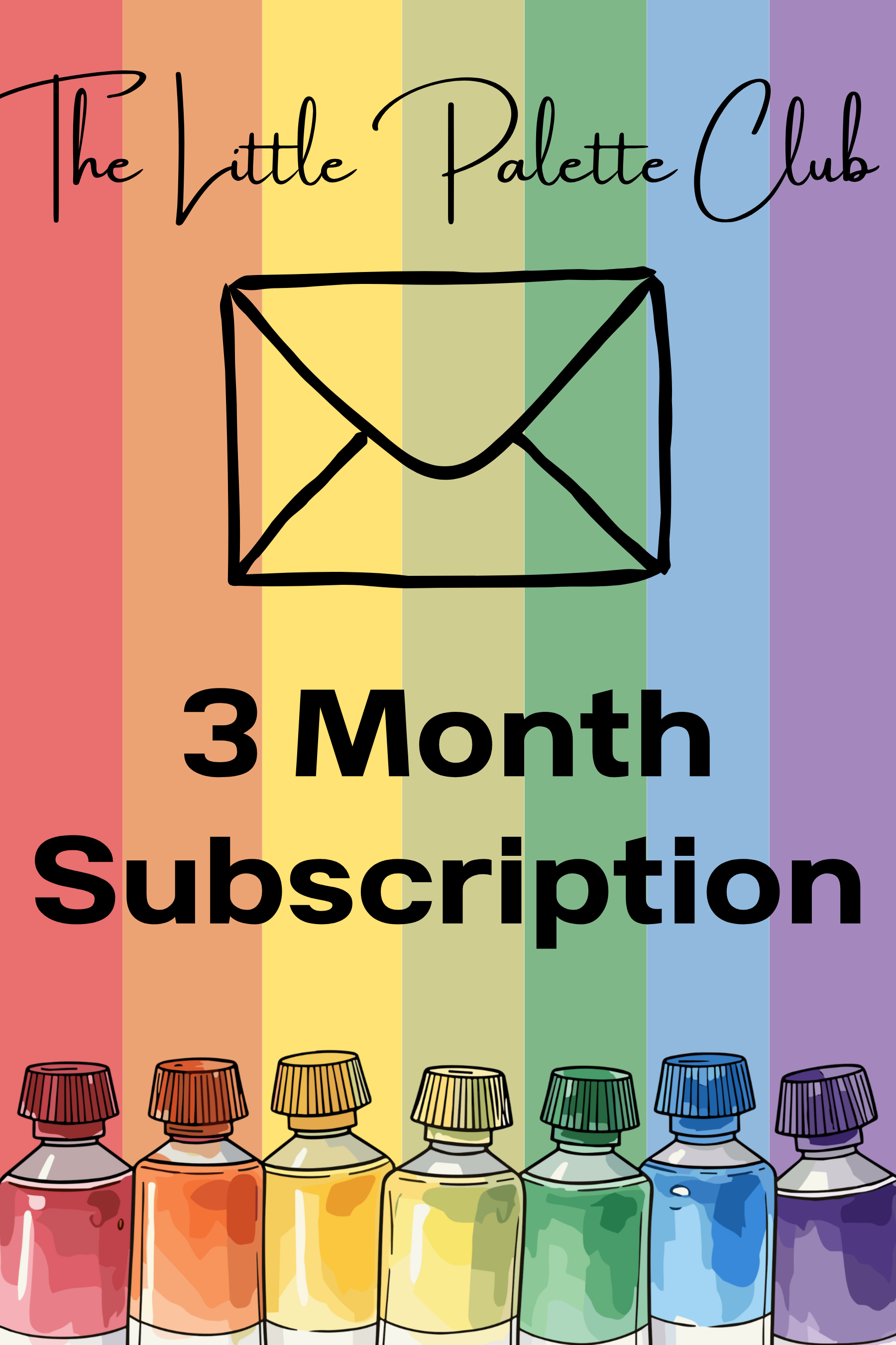 3 Month Subscription to The Little Palette Club- 10% off