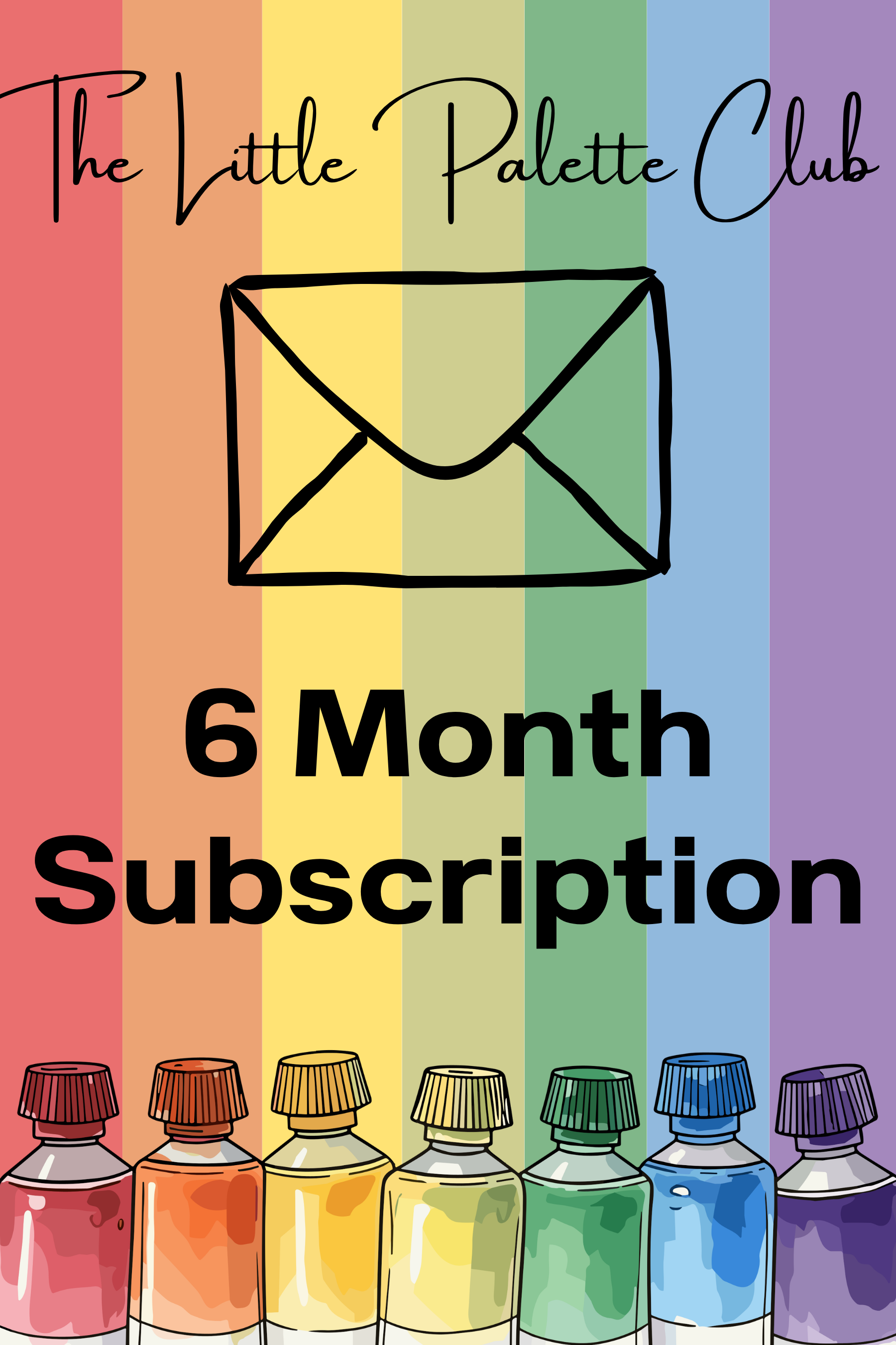 6 month subscription to The Little Palette Club (15% off)
