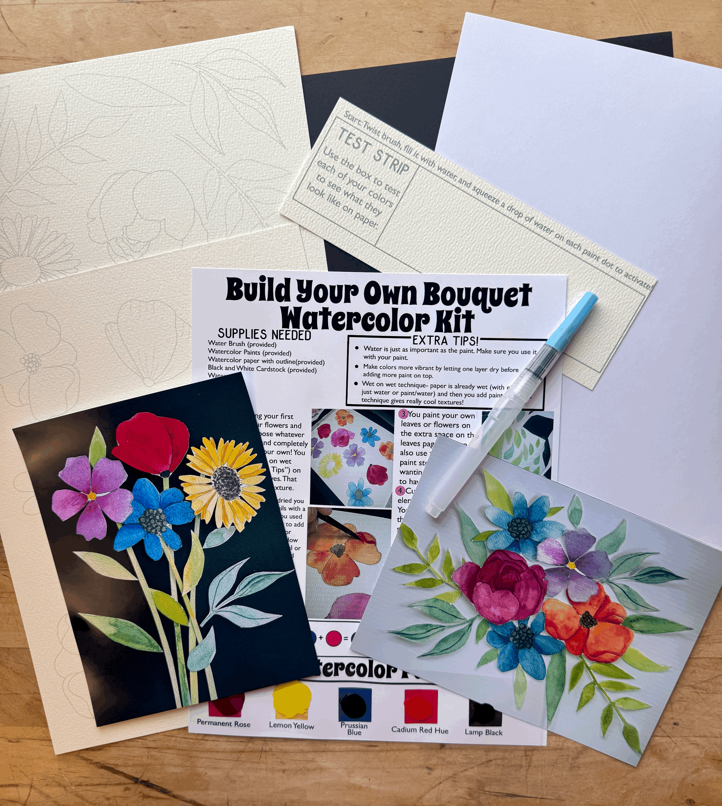 Build Your Own Bouquet Watercolor Kit