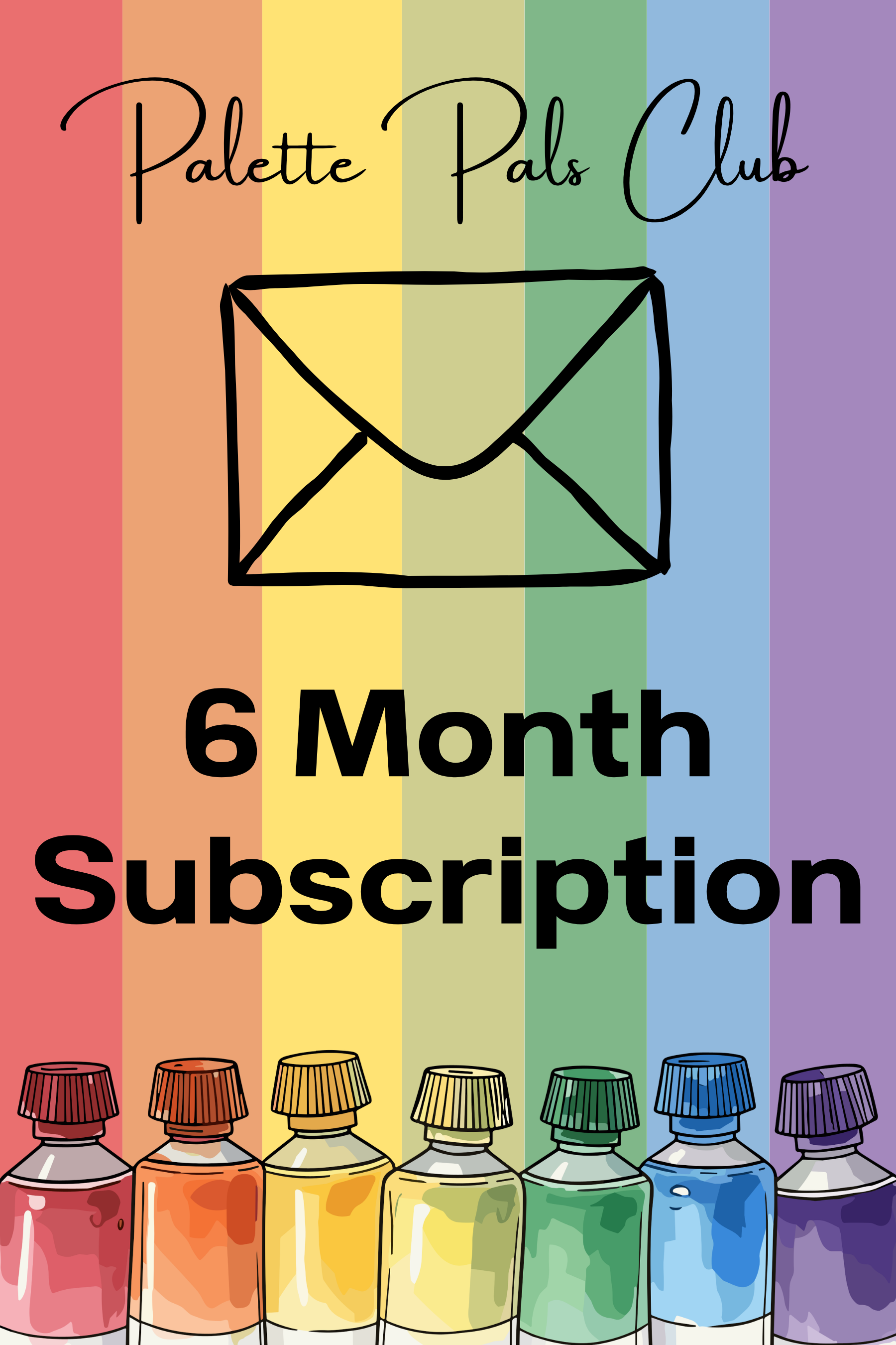 6 month subscription to Palette Pals Club(15% off)