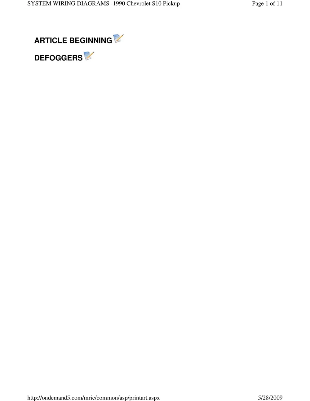 Wiring Diagrams — S10LIFE