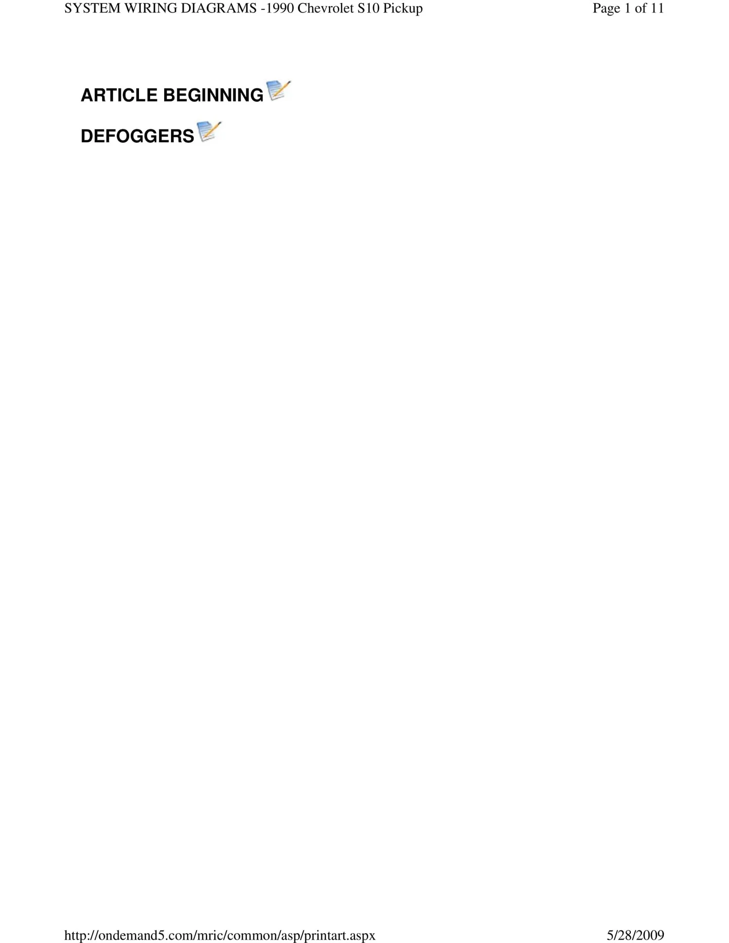 Wiring Diagrams — S10LIFE