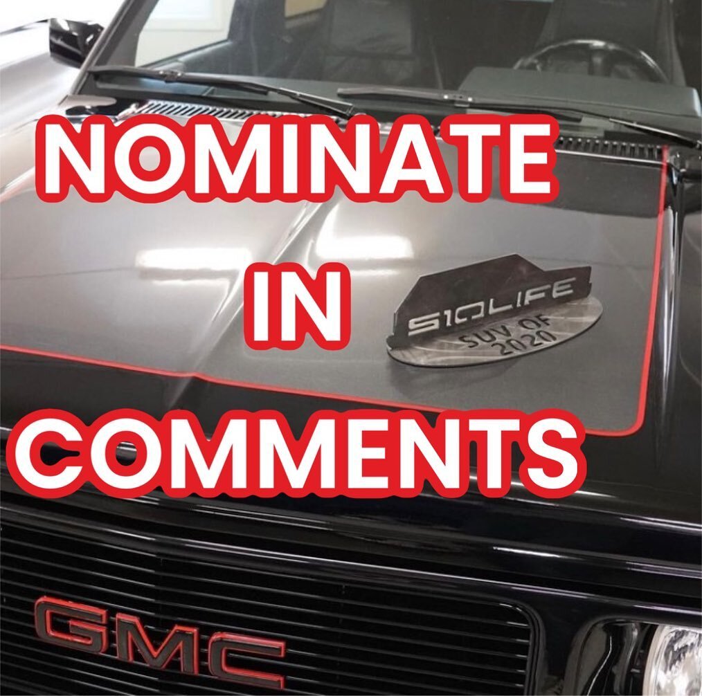 ❗️Nominate in the comments❗️🗳️

It&rsquo;s been our tradition every January to host a contest for Truck &amp; SUV of the Year

Usually we do a poll on the story but this time we&rsquo;re gonna do it like this:

1. Nominate someone by tagging them in