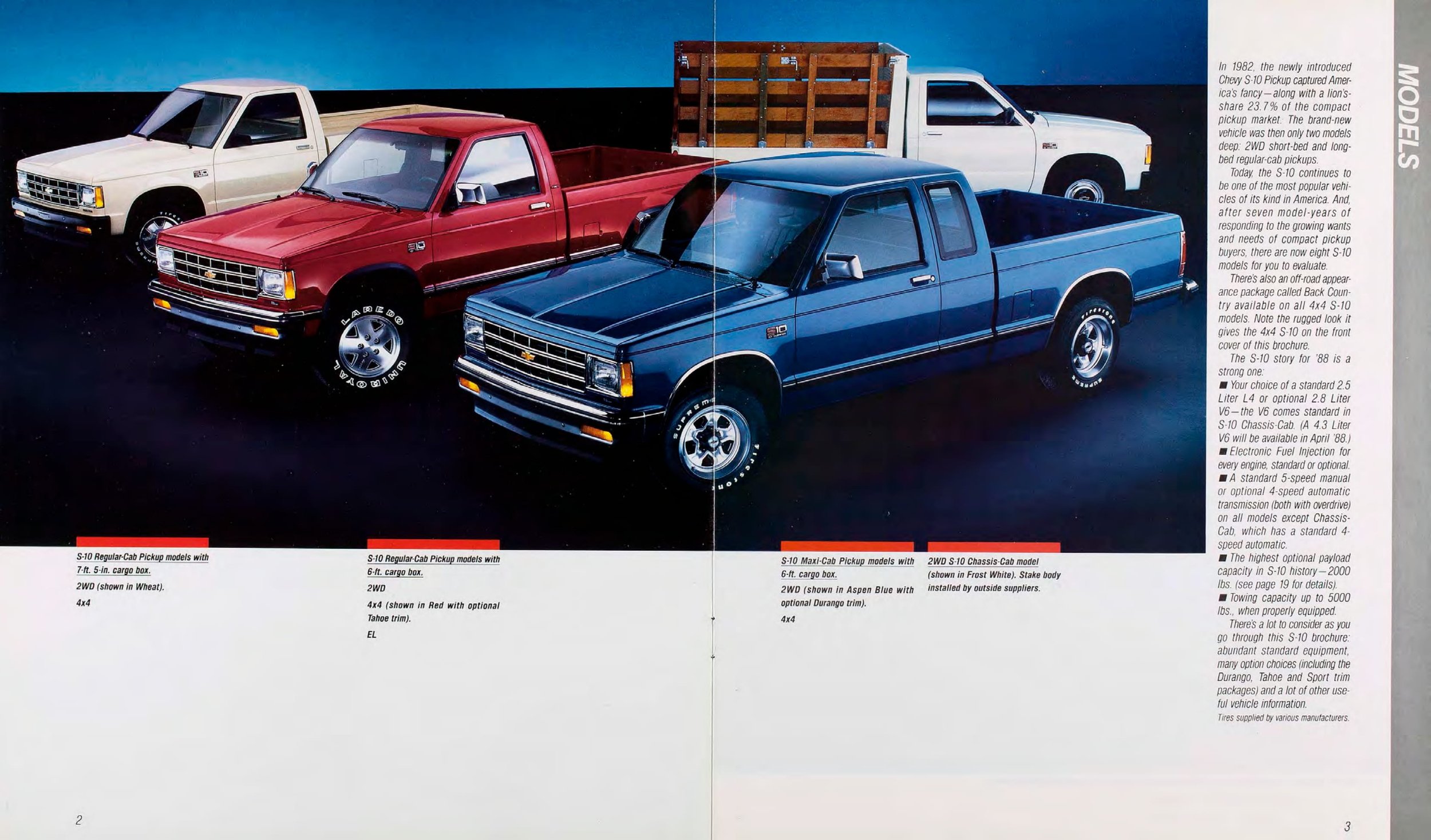 1988 Chevy S10 Sales Brochure — S10LIFE