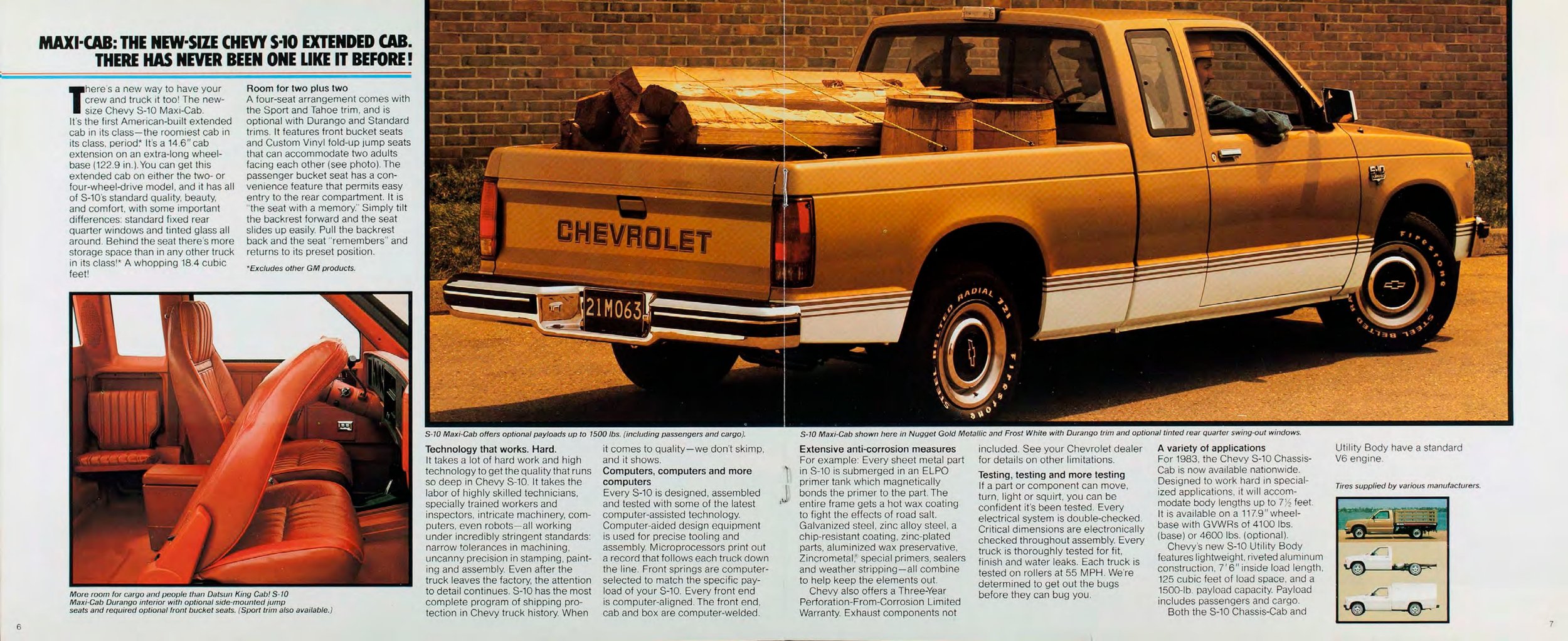 1983 Chevy S-10 Sales Brochure — S10LIFE
