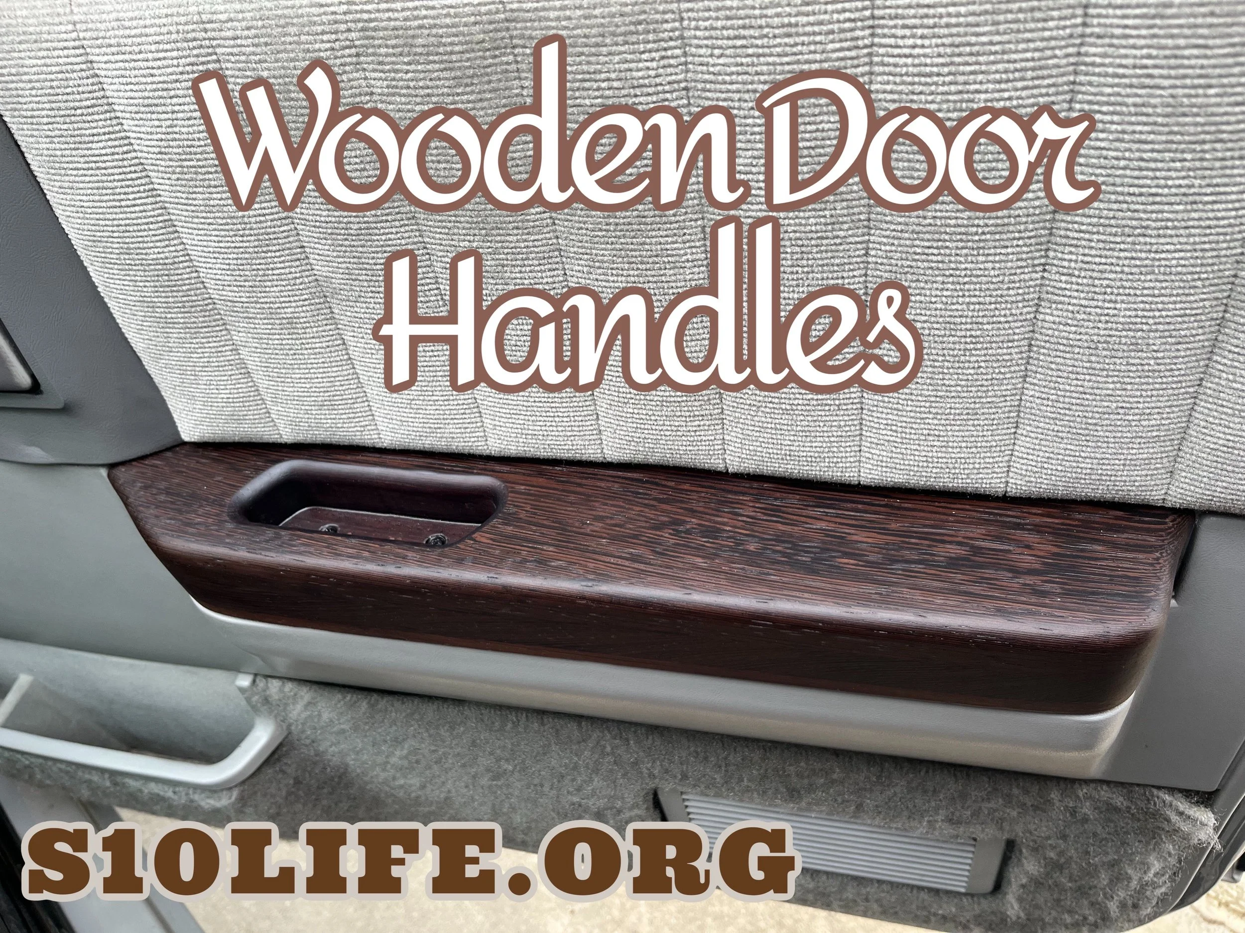 Wooden First Gen Door Handles (86-93)