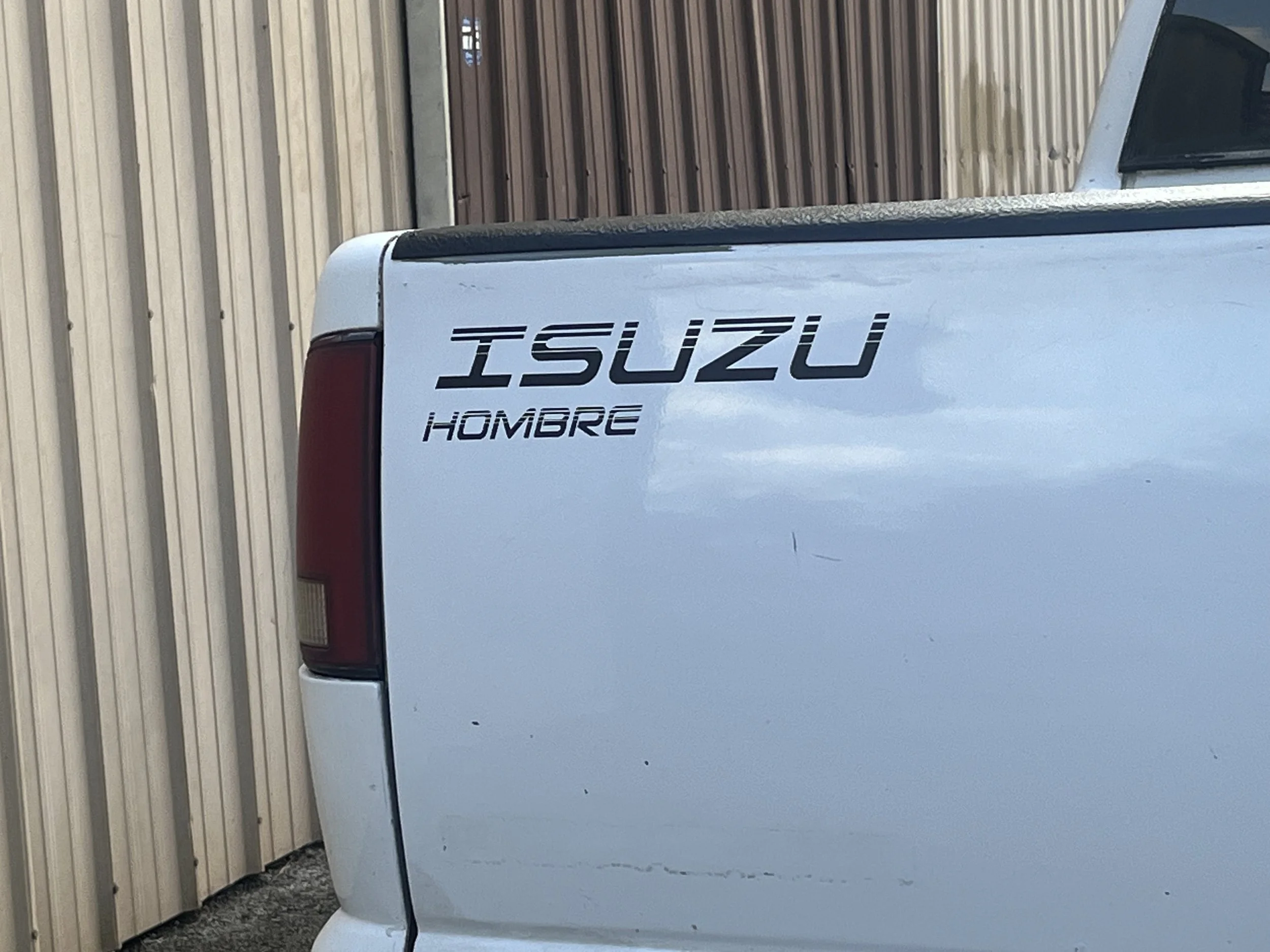 Isuzu Hombre Tailgate Decals