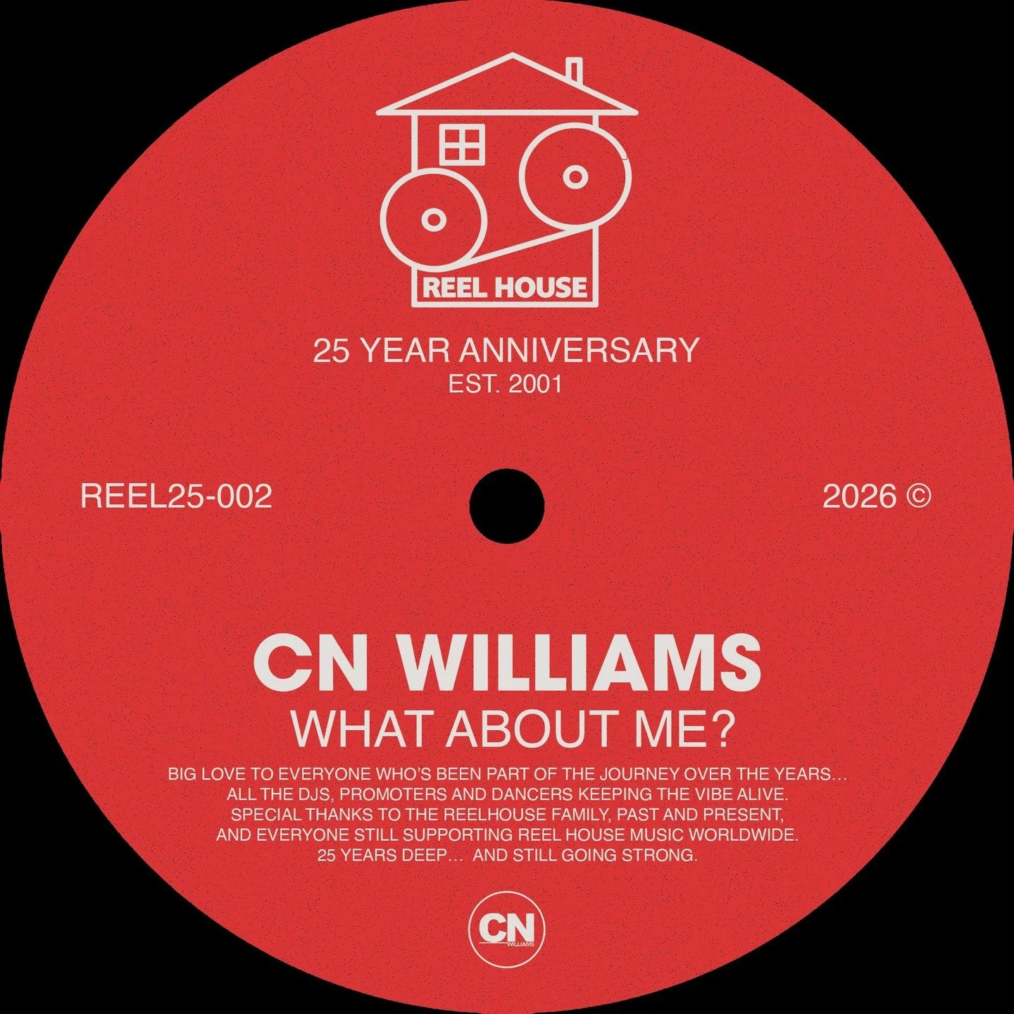 Been working on something a bit special for ReelHouse Records&hellip; 💿

Went back to the early days on this one and brought back the essence of the label, a proper vinyl style ReelHouse label, just like the records we used to put out back in the da