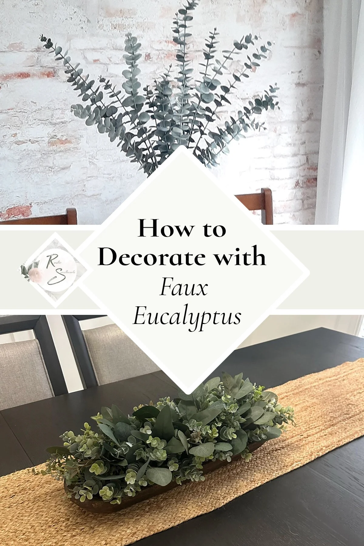 How to Decorate with Faux Eucalyptus