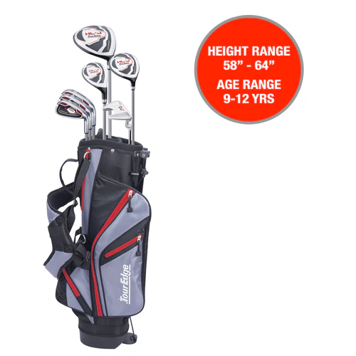 Junior Set 9-12 Years Old Tour Edge HL-J Junior Red