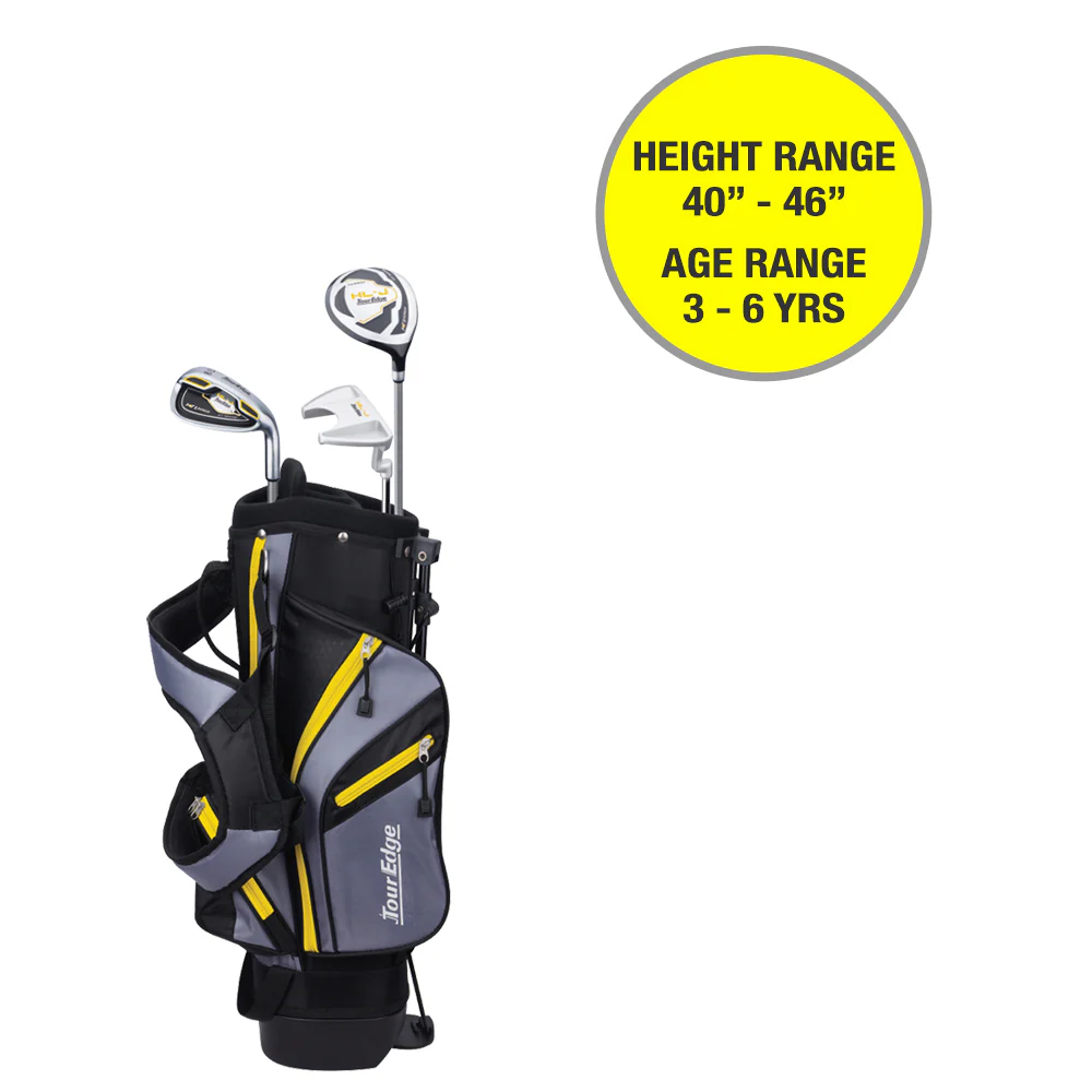 Junior Set 3-6 Years Old Tour Edge HL-J Junior Yellow