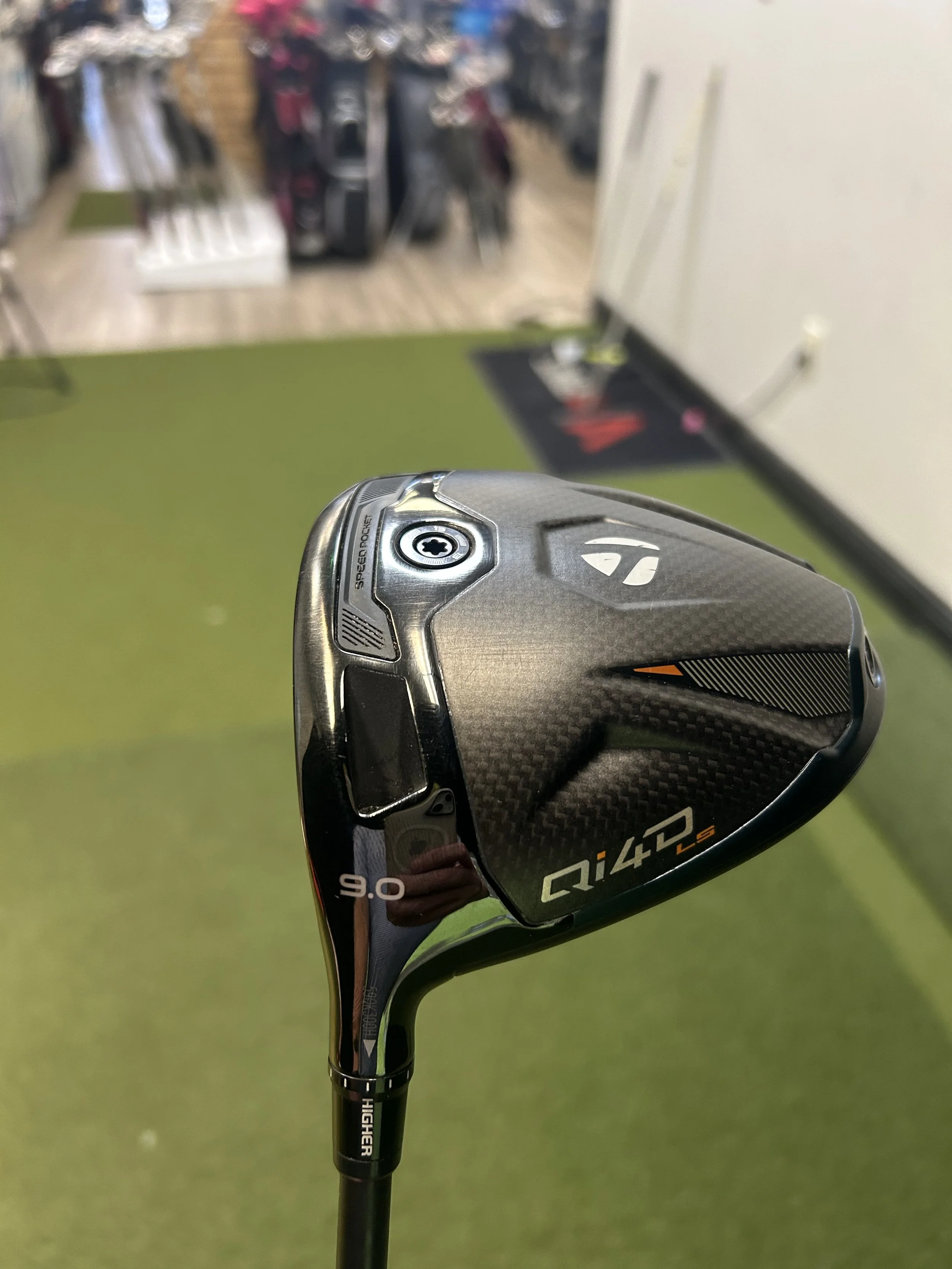 Used TaylorMade Left Hand Qi4D LS Driver 9° w/Tour AD IZ Shaft