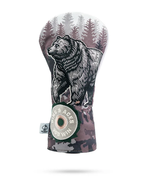 OPEN SEASON BEAR - Pins & Aces Driver Headcover